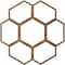 Ekena Millwork Florin Wood Fretwork Pierced Ceiling Medallion, Walnut, 18"OD x 7 5/8"ID x 1/4"T CMWP18X18X0250FOWA - alternate 3
